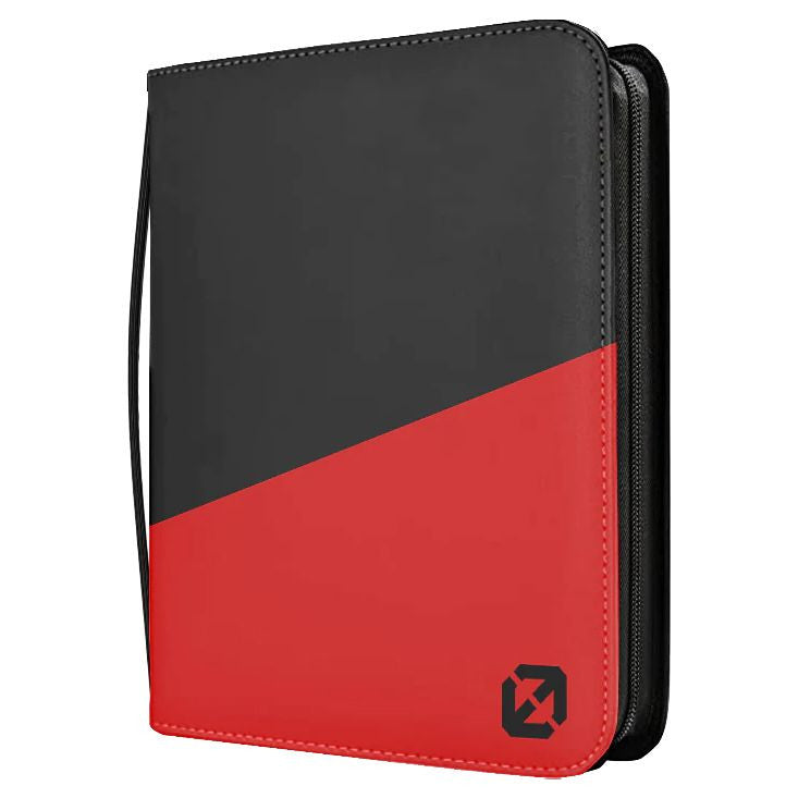 Toploader Binder: Black/Red