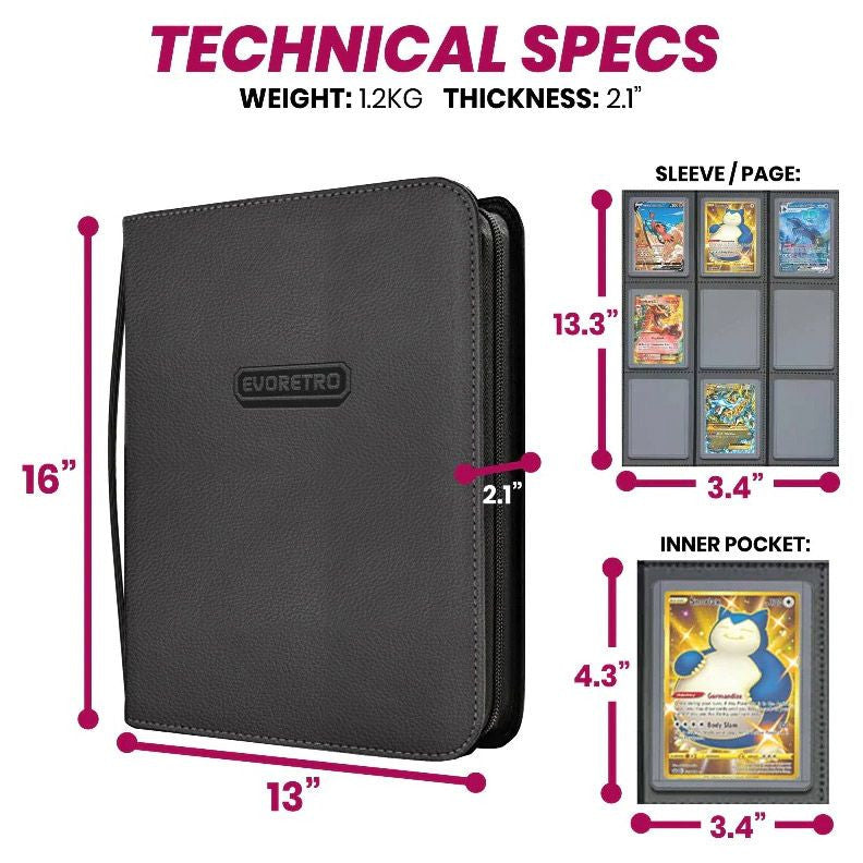 Toploader Binder: Purple